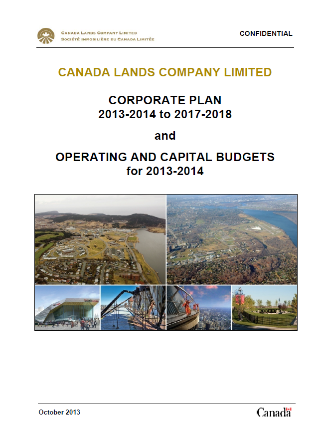 2013-2018 corporate plan summary cover